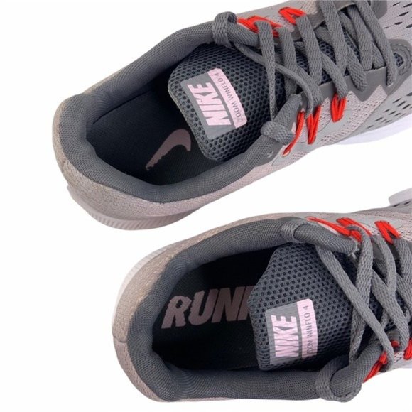 Nike Zoom Winflo 4 Pink Grey Sneaker Lace Up - Picture 6 of 9